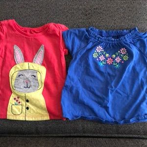 Boundle baby girl 6 month shirts